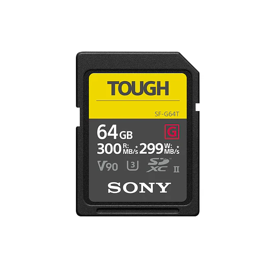 Sony SF-G64T Tarjeta SD UHS-II 64GB Serie G Tough / SF-G64T - Image 1