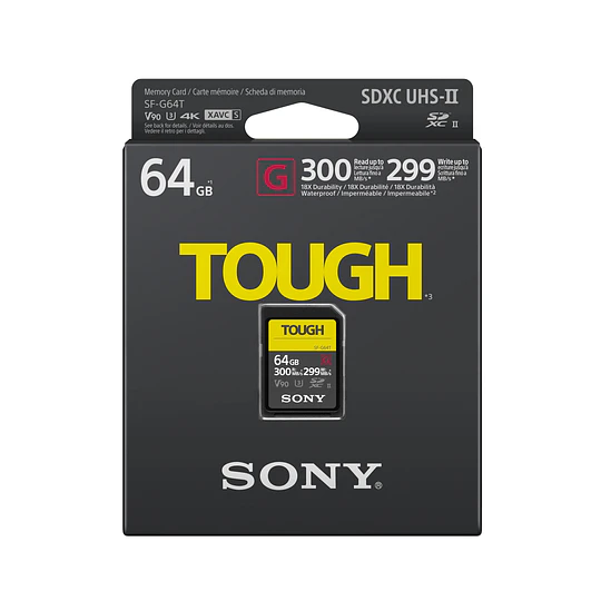 Sony SF-G64T Tarjeta SD UHS-II 64GB Serie G Tough / SF-G64T - Image 2