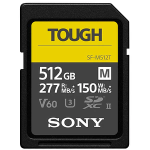 Sony SF-M512T Tarjeta SD UHS-II 512GB Serie M Tough / SF-M512T