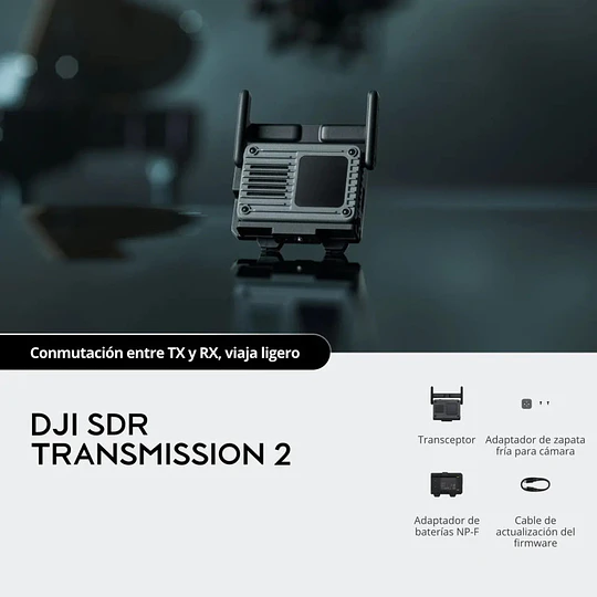DJI SDR Transmission 2 Transceptor de Video Inalámbrico 4K/60 (4 km) - Image 2