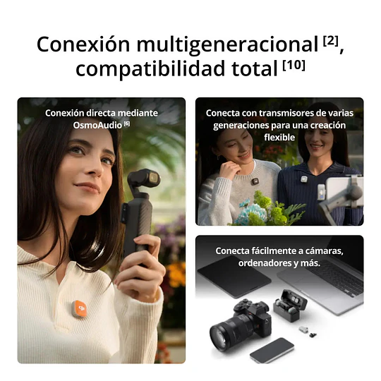 DJI Mic Mini 2 (1 TX + 1 RX) Micrófono Inalámbrico para Cámaras y Smartphones - Image 6