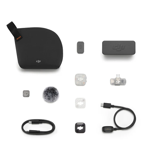 DJI Mic Mini 2S (1 TX + 1 Mobile RX + Charging Case) Kit para Smartphones con Grabación 32 bits - Image 1