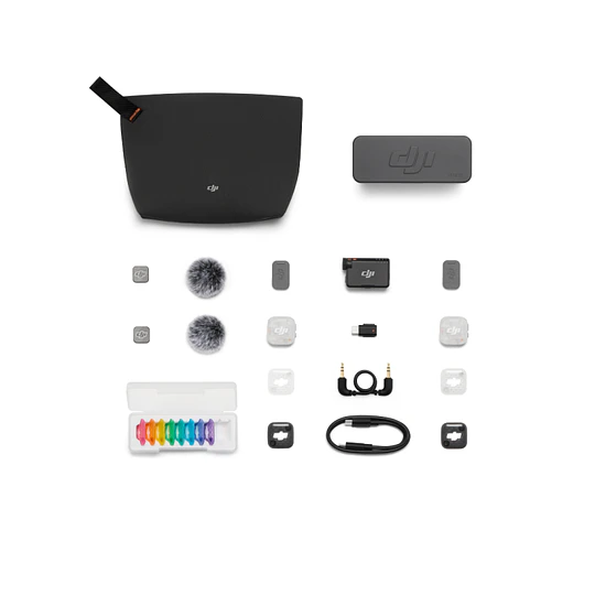 DJI Mic Mini 2S (2 TX + 1 RX + Charging Case) Kit Inalámbrico con Grabación Interna 32 bits - Image 1