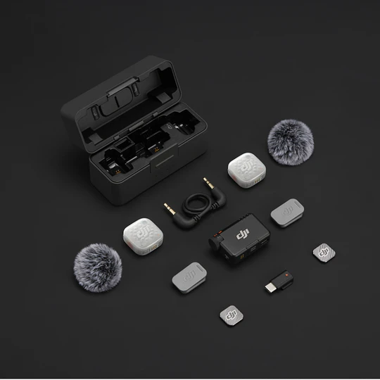 DJI Mic Mini 2S (2 TX + 1 RX + Charging Case) Kit Inalámbrico con Grabación Interna 32 bits - Image 2