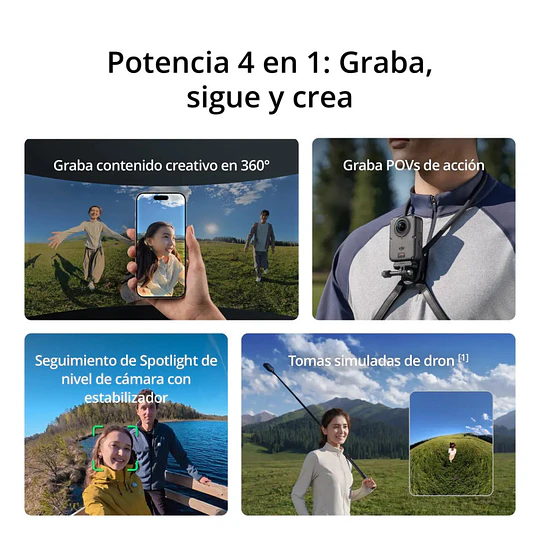 DJI Osmo 360 II Adventure Combo Cámara 360° 8K/60 fps - Image 6