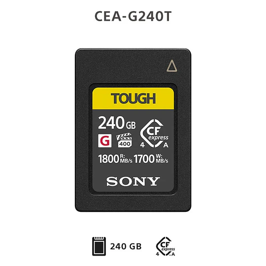 Sony CEA-G240T Tarjeta CFexpress Tipo A 240GB Serie G TOUGH / CEA-G240T - Image 2