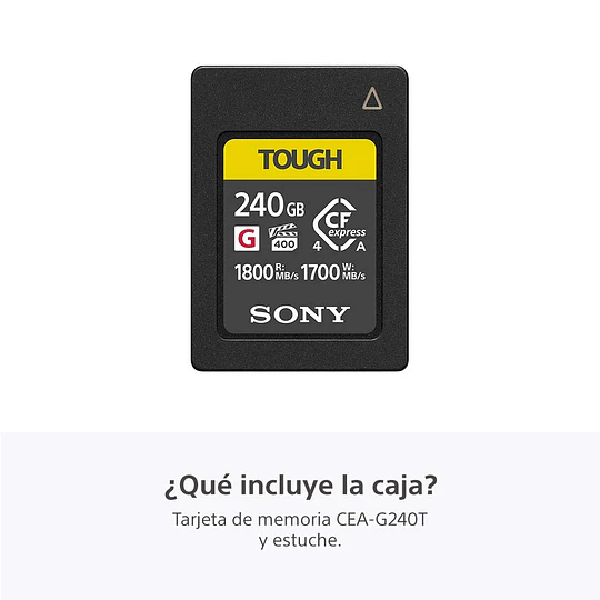 Sony CEA-G240T Tarjeta CFexpress Tipo A 240GB Serie G TOUGH / CEA-G240T - Image 8