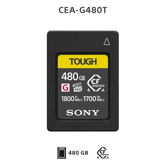 Sony CEA-G480T Tarjeta CFexpress Tipo A 480GB Serie G TOUGH / CEA-G480T - Image 2