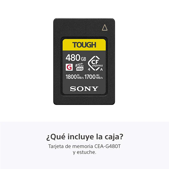 Sony CEA-G480T Tarjeta CFexpress Tipo A 480GB Serie G TOUGH / CEA-G480T - Image 8