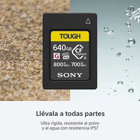 Sony CEA-G640T Tarjeta CFexpress Tipo A 640GB Serie G TOUGH / CEA-G640T - Image 3