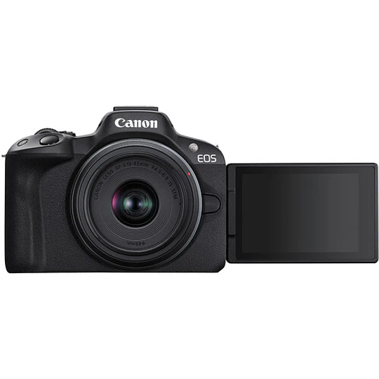 Canon EOS R50 Content Creator Kit Cámara Mirrorless con Lente RF-S 18-45mm, Micrófono DM-E100 y Trípode / 5811C059 - Image 3