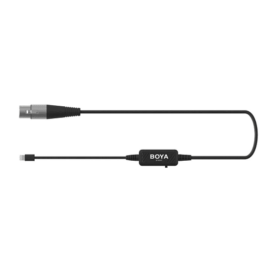 Boya BY-BCA7 Cable Con Preamplificador Lightning – XLR Hembra - Image 3