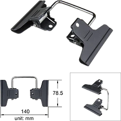 Kupo KCP-348 Multiclip Doble Pinza Ajustable para Gelatinas y Reflectores