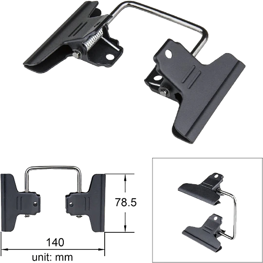 Kupo KCP-348 Multiclip Doble Pinza Ajustable para Gelatinas y Reflectores