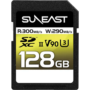 Suneast 128GB ULTIMATE PRO SDXC UHS-II V90 Tarjeta de Memoria