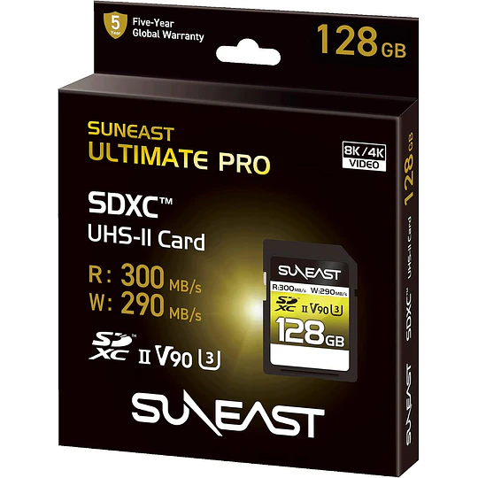 Suneast 128GB ULTIMATE PRO SDXC UHS-II V90 Tarjeta de Memoria - Image 2