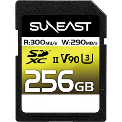 Suneast 256GB ULTIMATE PRO SDXC UHS-II V90 Tarjeta de Memoria