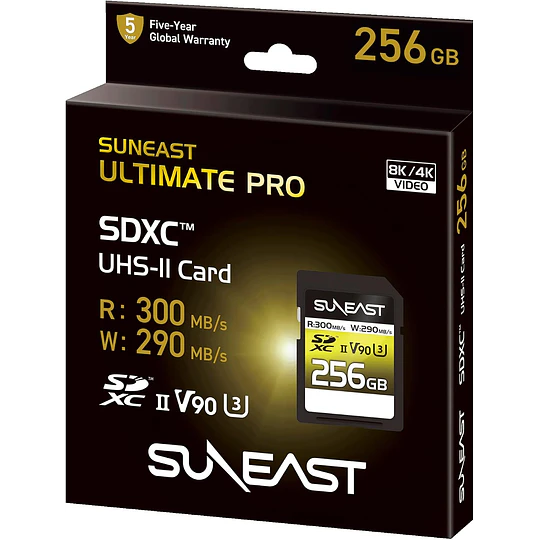 Suneast 256GB ULTIMATE PRO SDXC UHS-II V90 Tarjeta de Memoria - Image 2