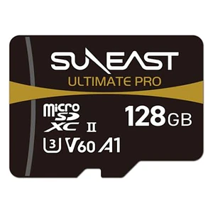 Suneast 128GB ULTIMATE PRO microSDXC UHS-II V60 Tarjeta de Memoria