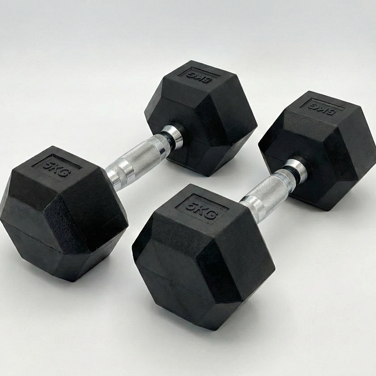 Par Mancuerna Hexagonal 5 Kg 1