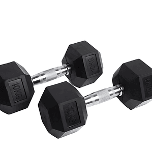 Par Mancuerna Hexagonal 10 Kg