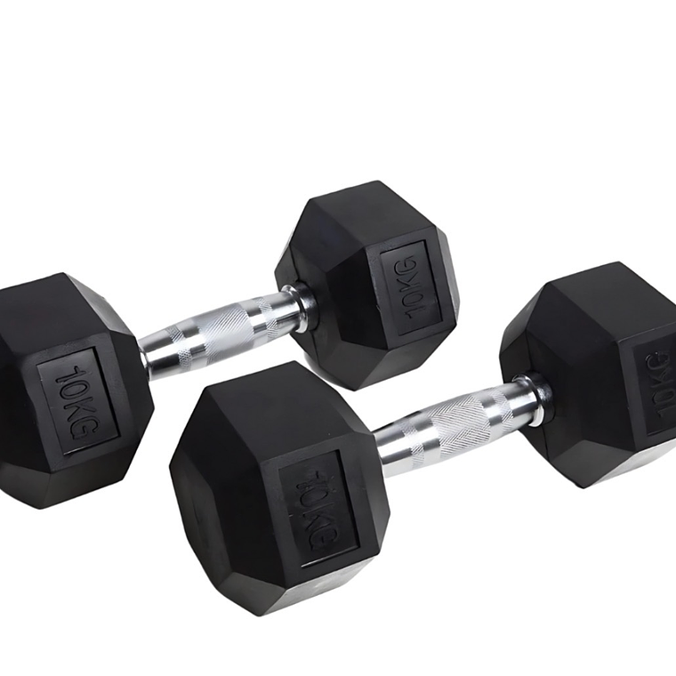 Par Mancuerna Hexagonal 10 Kg 1