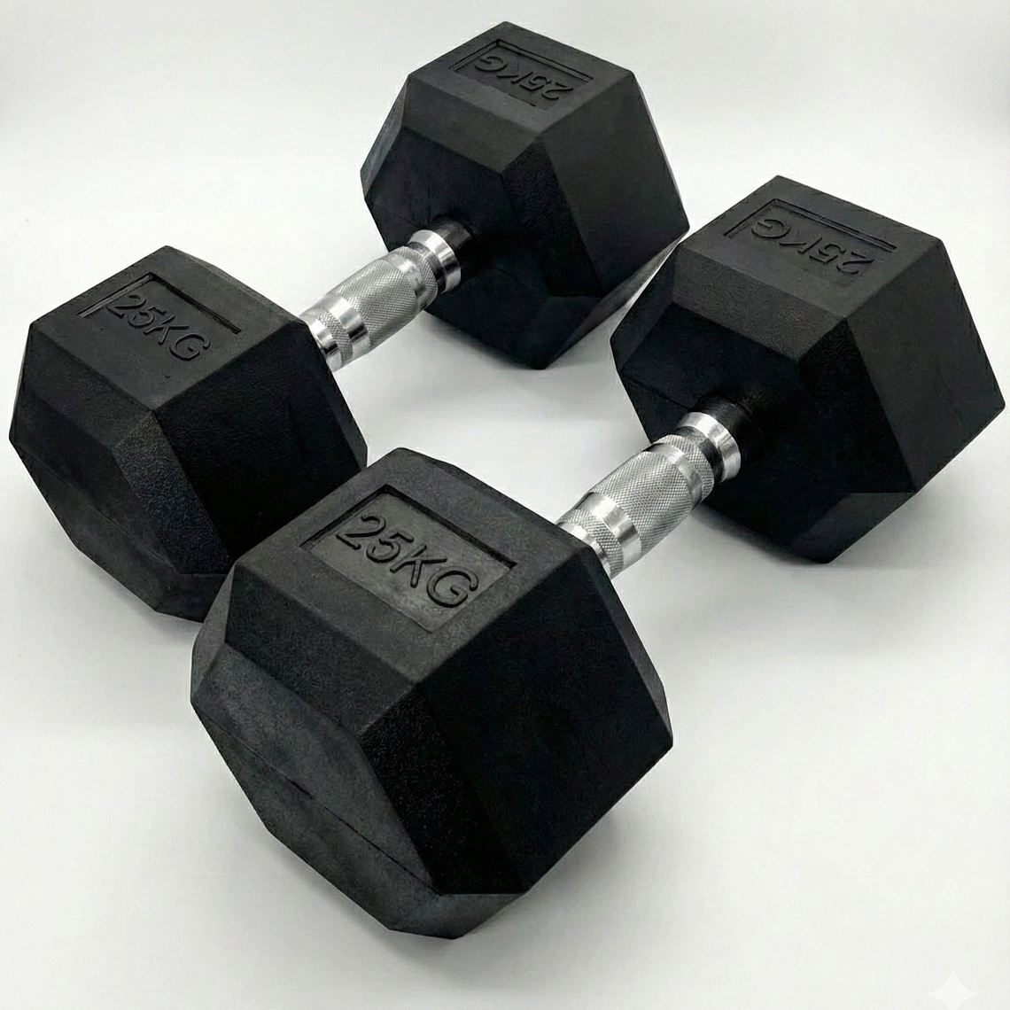 Par Mancuerna Hexagonal 25 Kg 1