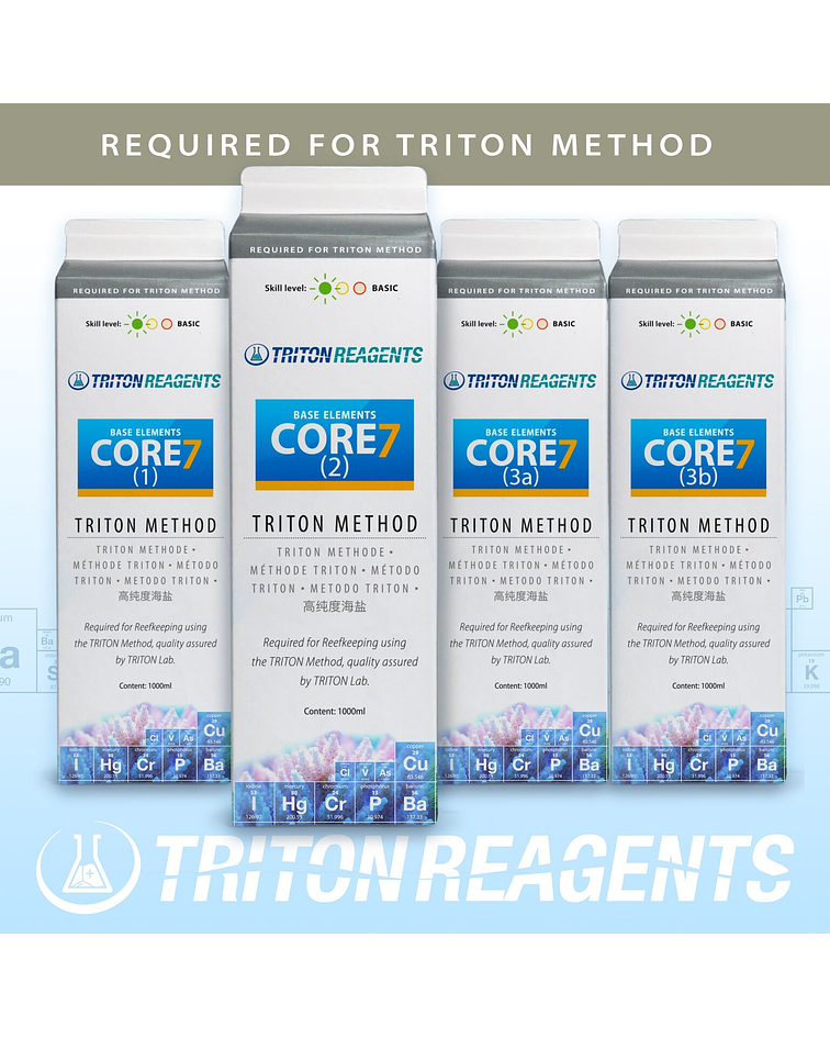 Core 7 Base Elements 4 x 1 litro (Método Triton)