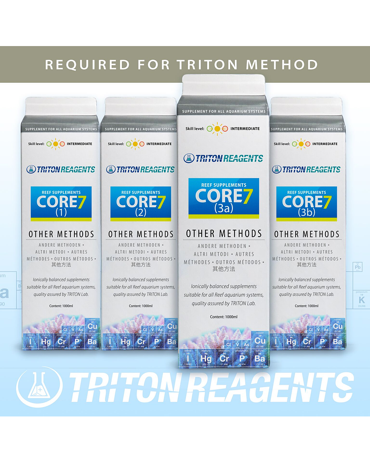 Core 7 Reef Supplements 4 x 1 litro (Otros Métodos)