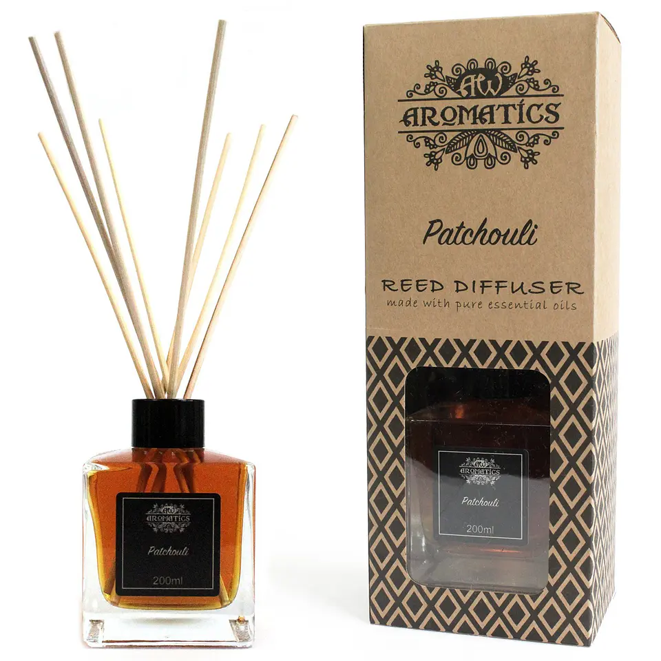Difusor de Varetas com Óleos Essenciais  - Aromatics Patchouli 1