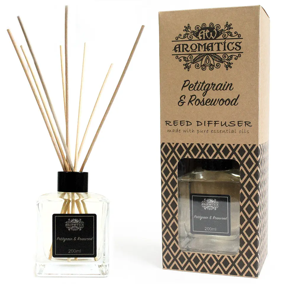 Difusor de Cana com Óleos Essenciais - Aromatics Petitgrain e Jacarandá 1