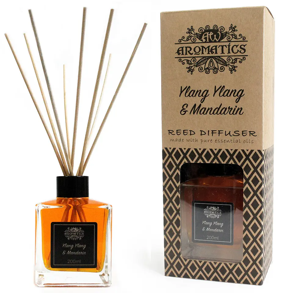 Difusor de Cana com Óleos Essenciais - Aromatics Ylang Ylang e Tangerina 1