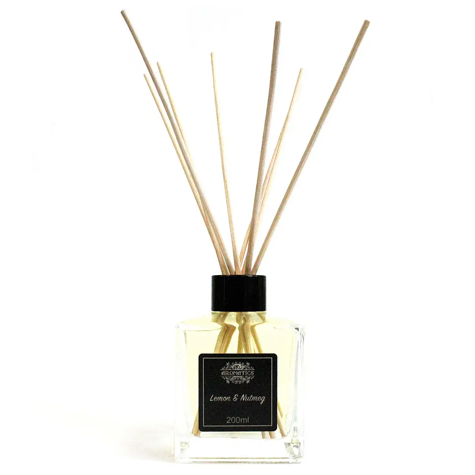 Difusor de Cana com Óleos Essenciais - Aromatics Limão e Noz-moscada (200ml) 2