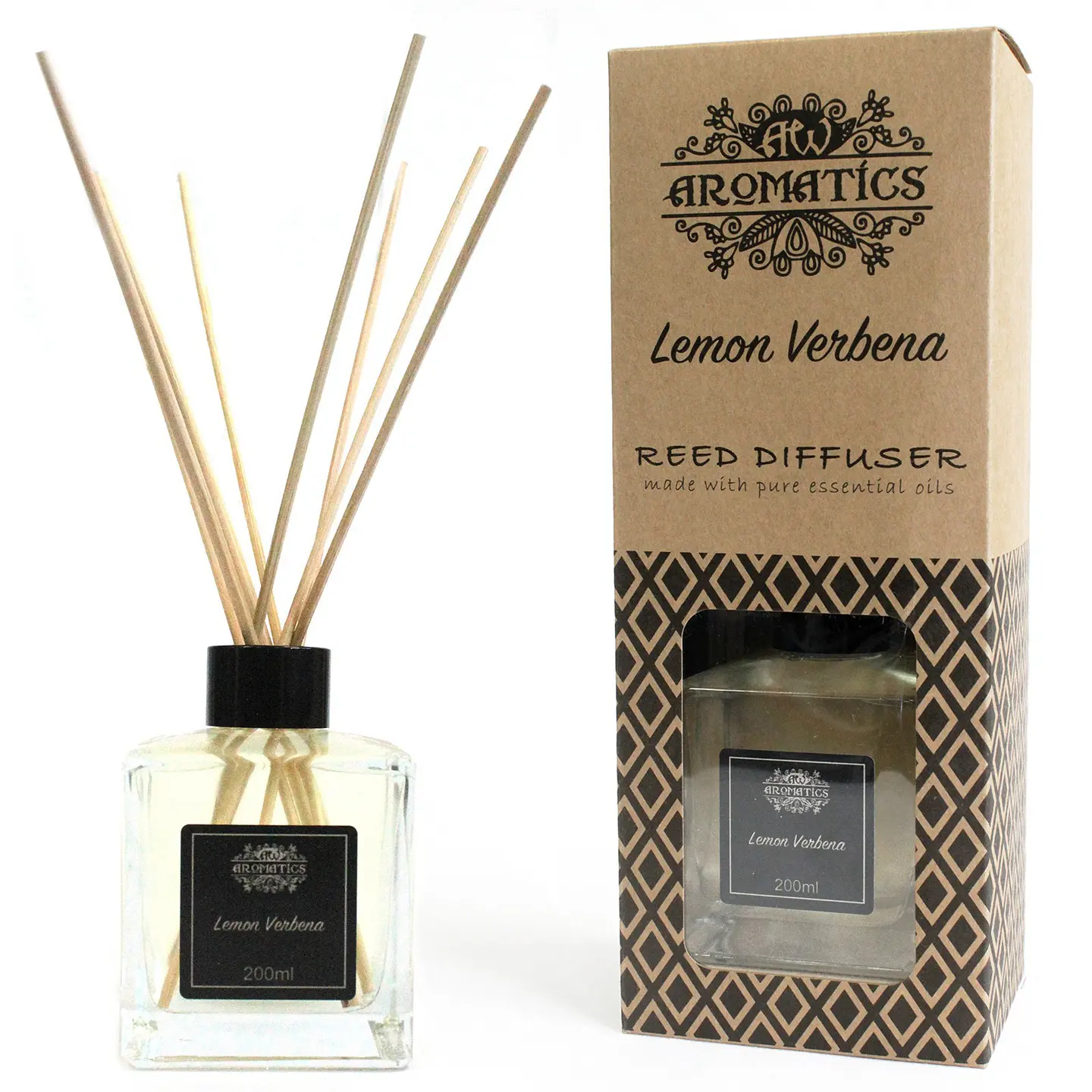 Difusor de Cana com Óleos Essenciais - Aromatics Limão Verbena 1