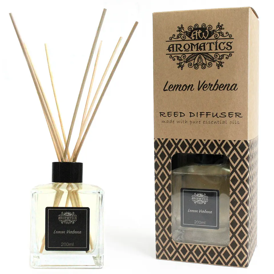 Difusor de Cana com Óleos Essenciais - Aromatics Limão Verbena 1