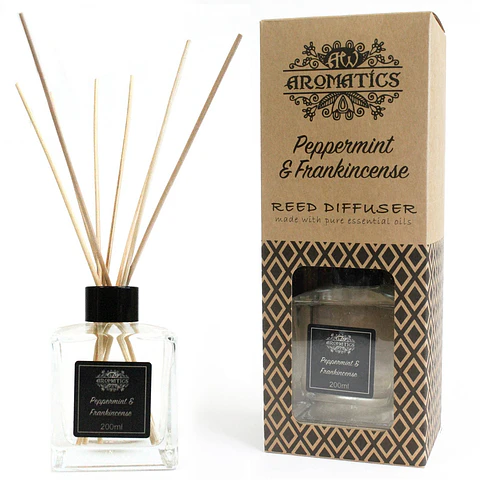 Difusor de Cana com Óleos Essenciais - Aromatics Menta e Incenso