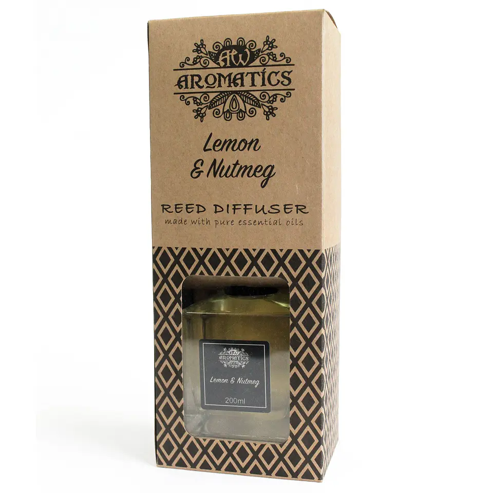 Difusor de Cana com Óleos Essenciais - Aromatics Limão e Noz-moscada (200ml) 3