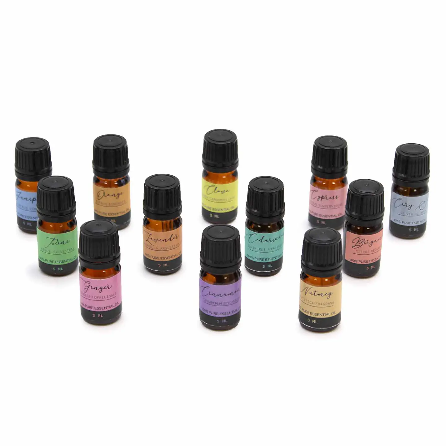 Conjunto de óleos essenciais de aromaterapia - Conjunto outono 2