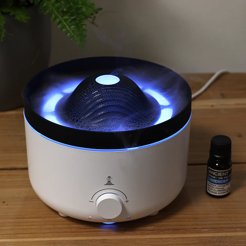 Difusor de Aroma Grande Efeito Vulcão (plugue) Duas Cores
