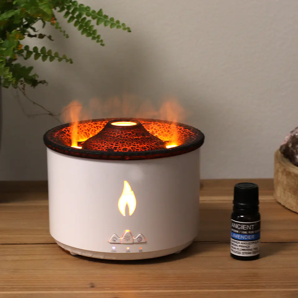 Difusor Aromático Vulcão LED Duas Cores 1