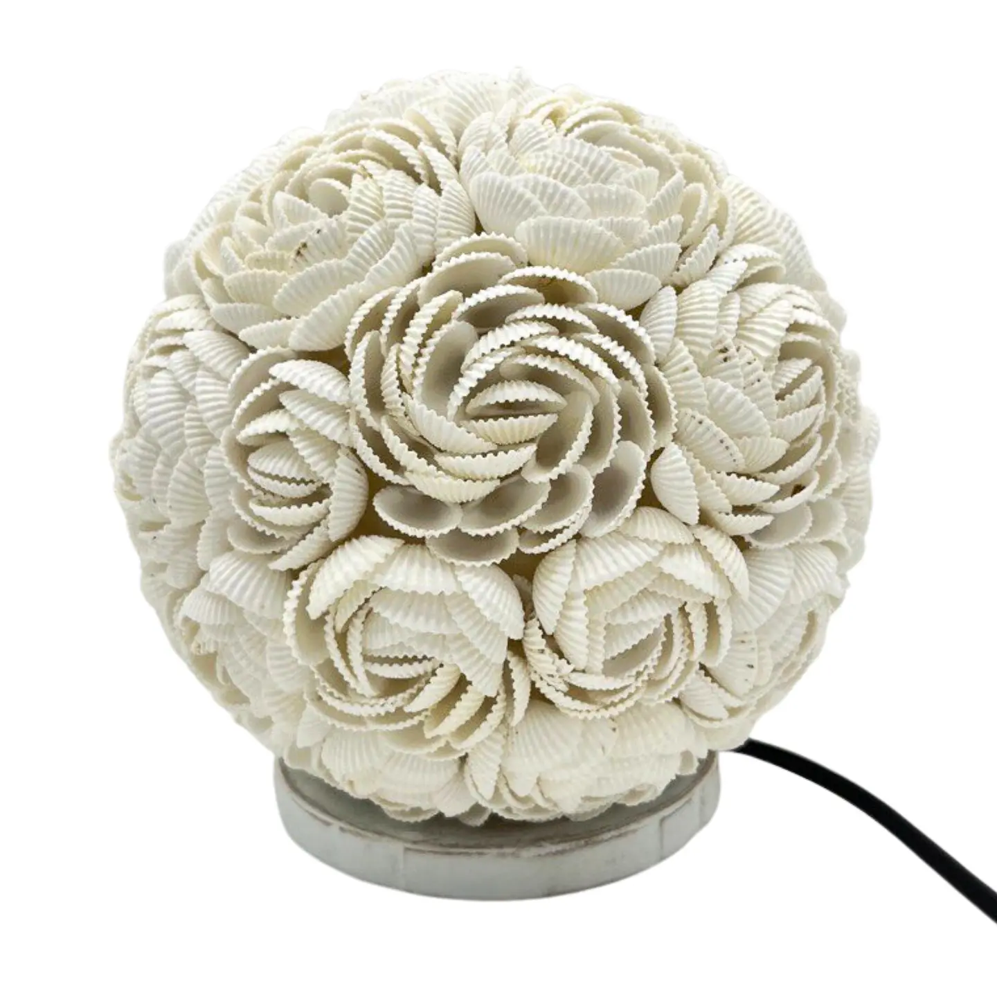 Candeeiro Boho Artesanal com Conchas Marinhas Naturais  - 20cm 1