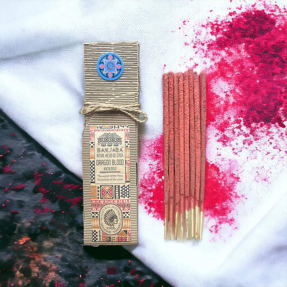 Bastões de Resina para Rituais - Sangue de Dragão 1