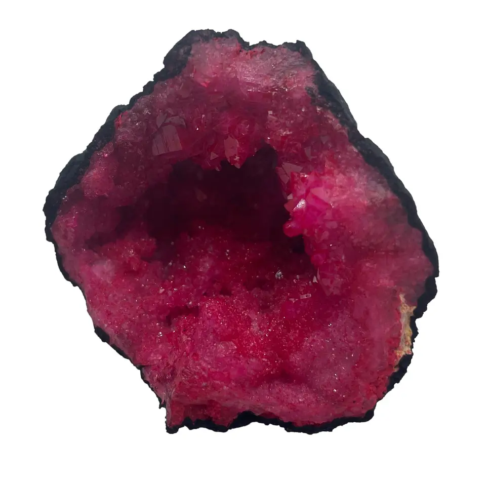 Geodos de Calcita Coloridos - Pedra Negra - Vermelho Escuro (8.5x6 (cm)) 4