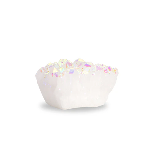 Quartzo natural aprimorado pequeno - Quartzo Angel Aura (aproximadamente 40-65gm 3,5-5cm)
