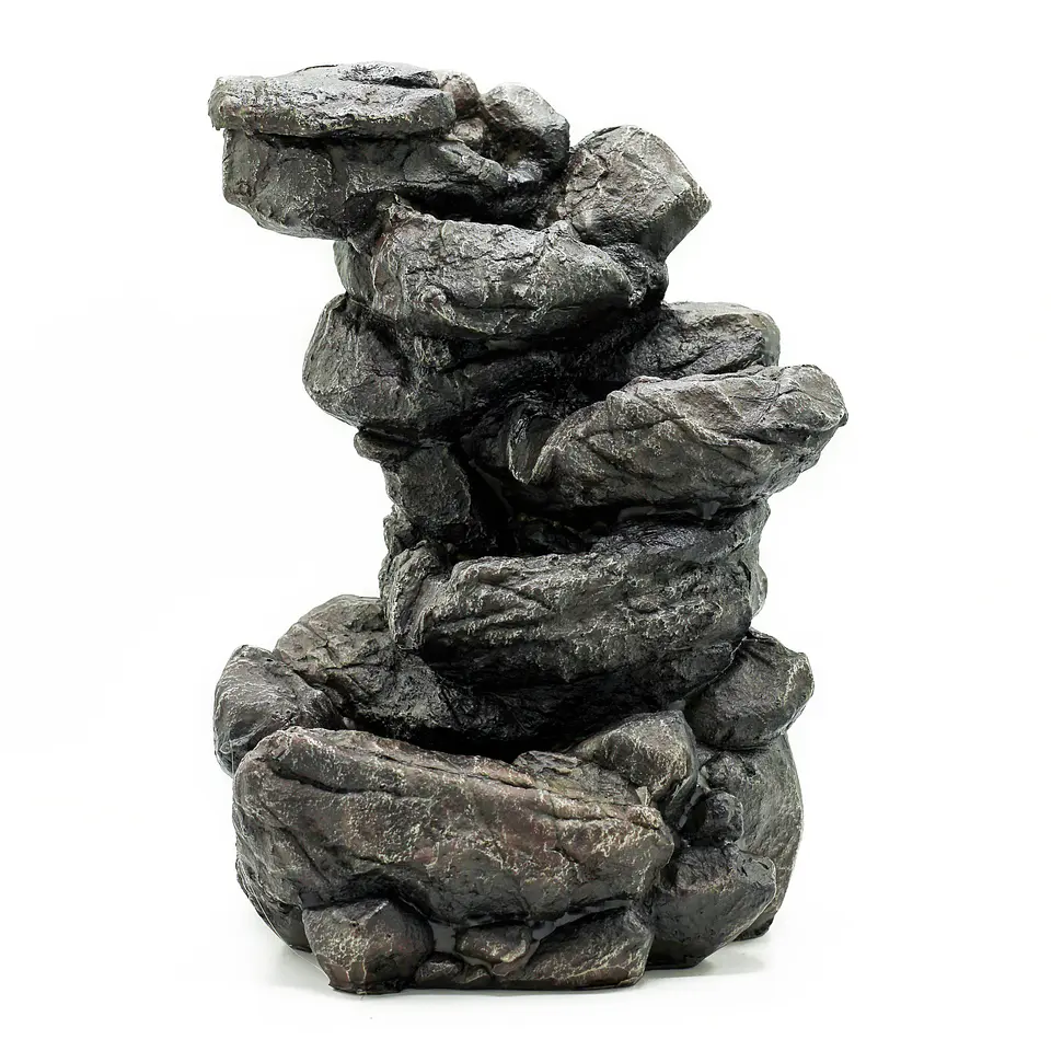 Fonte de Água em Poliresina - Pedras naturais 35cm 1