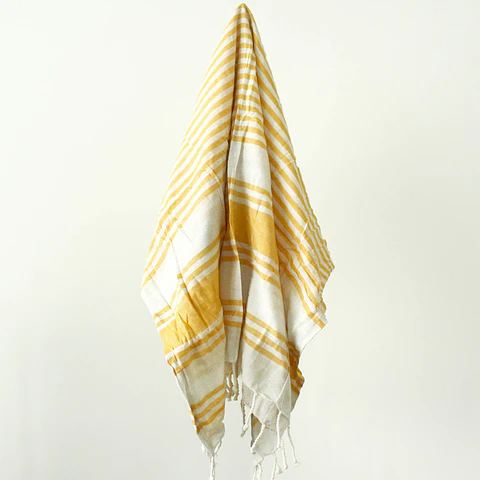 Toalha Hammam Spa - Amarelo Nascer do Sol - 90x170cm