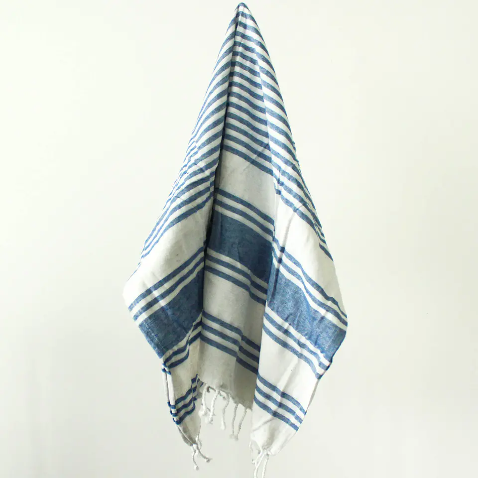 Toalha Hammam Spa - Azul Oceano - 90x170cm 1