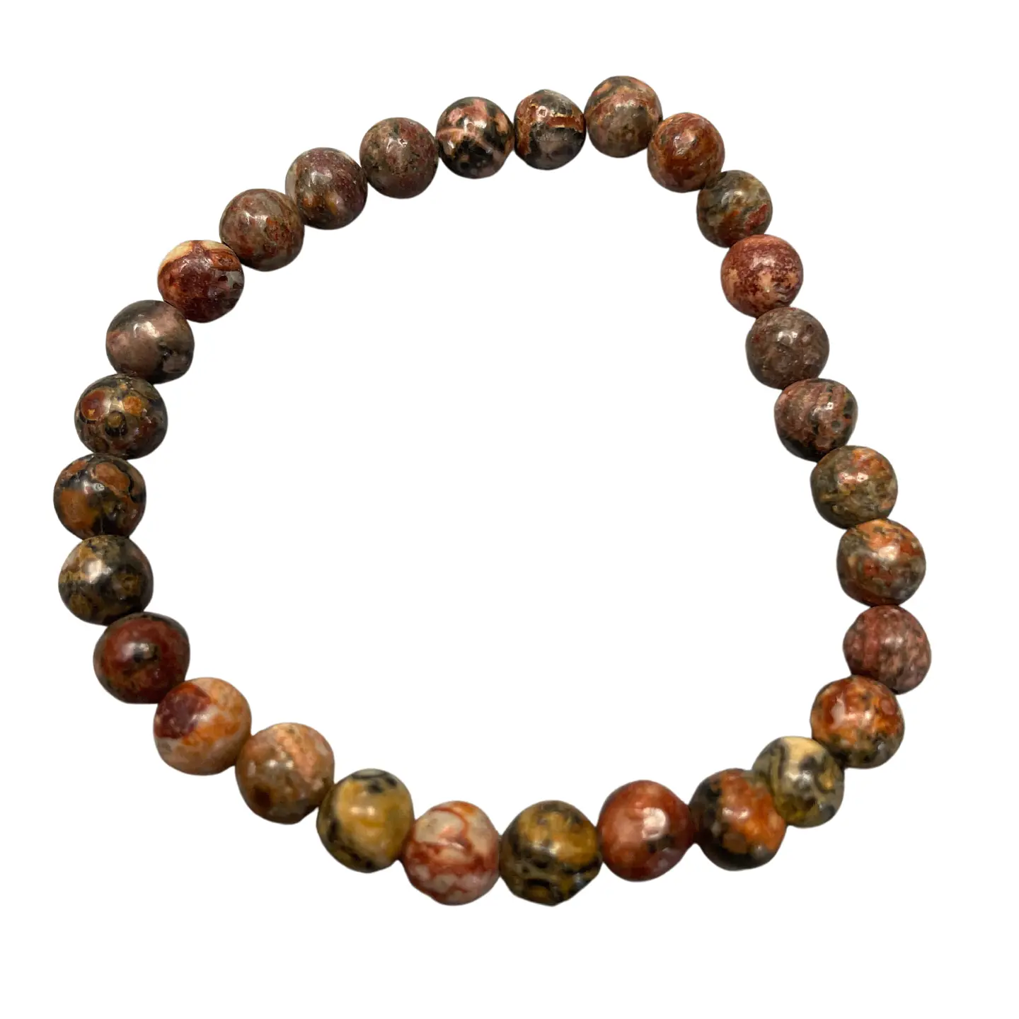 Pulseira de Manifestação de Pedras Preciosas - Pele de Leopardo - Coragem 1