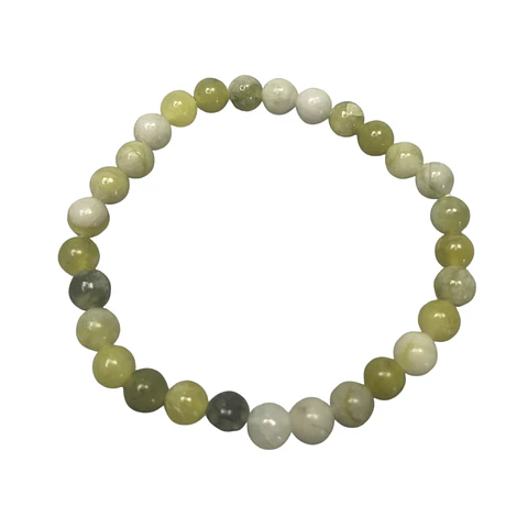 Pulseira de Jade Oliva Natural - Cura