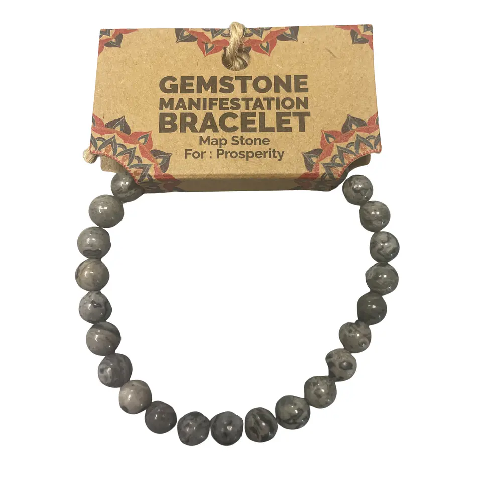 Pulseira de Pedra do Mapa - Prosperidade 2